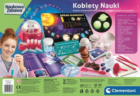CLEMENTONI NAUKOWA ZABAWA KOBIETY NAUKI