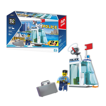 KLOCKI BLOCKI MY POLICE 2W1 57EL KB0652