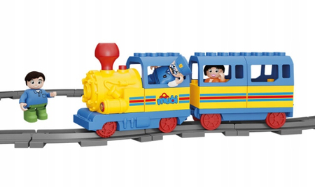 KLOCKI BLOCKI MUBI HAPPY TRAIN 36 EL. MU3004