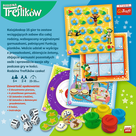 TREFL KALEJDOSKOP 15 GIER TREFLIKI