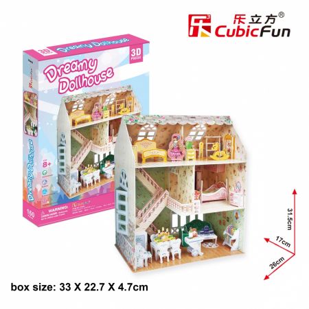 CUBIC FUN PUZZLE 3D DREAMY DOMEK 114EL