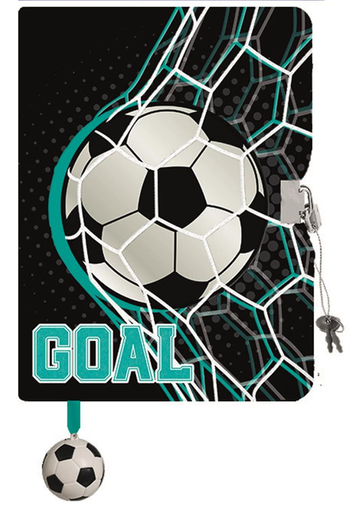 PAMIĘTNIK Z KŁÓDKĄ A5 96 K GOAL