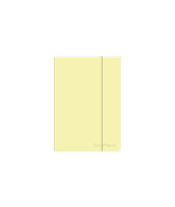 COOLPACK BRULION A5 Z GUMKĄ PASTEL POWDER  YELLOW 21054