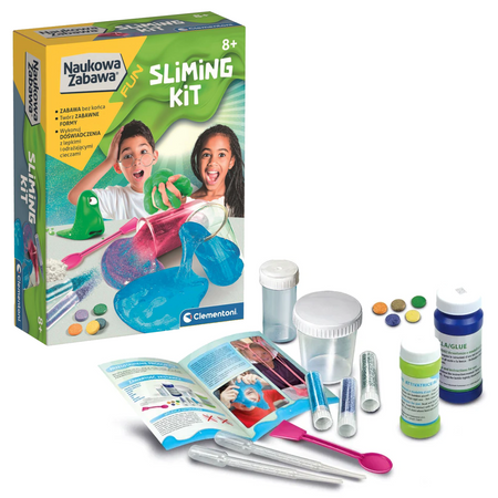 Clementoni Naukowa zabawa. Doświadczenia slime. Sliming kit 50722