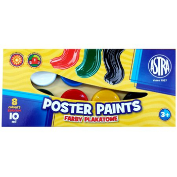 ASTRA FARBY PLAKATOWE 8 KOL 10ML 83113901