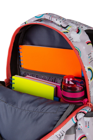 COOLPACK PLECAK MŁODZIEŻOWY JERRY RAINBOW TIME E29601