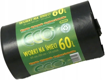 BC WORKI NA ŚMIECI 60L LD 50SZT