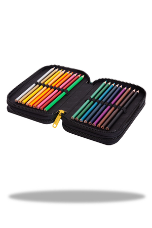 COOLPACK PIÓRNIK Z WYPOSAŻENIEM  POTRÓJNY DARK NIGHT D067331