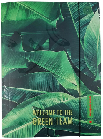 ZO THINK GREEN TECZKA A4 Z GUMKĄ 7044