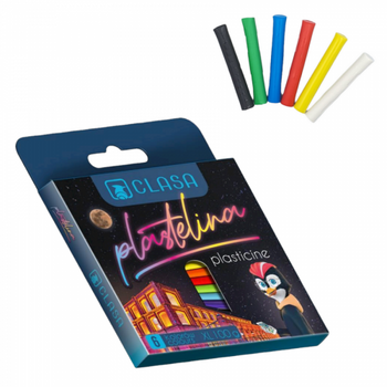 ***CLASA PLASTELINA 6 KOL XL 100 G 8755