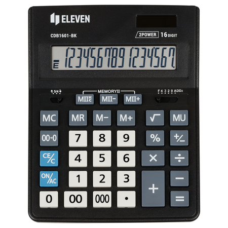 ELEVEN KALKULATOR BIUROWY CDB1601BK