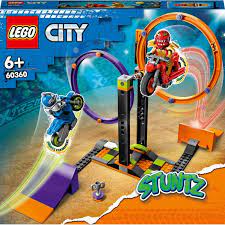 LEGO 60360 CITY WYZWANIE KASKADERSKIE - OBRACAJĄCE SIĘ OKREGI