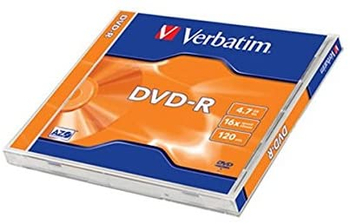 VERBATIM PŁYTA DVD-R 4,7GB X 16 BOX 43518