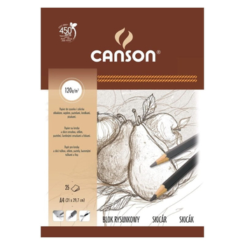 BLOK RYS.CANSON A4 120G 1SZT 400024274