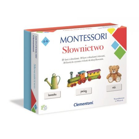 CLEMENTONI 50077 MONTESSORI SŁOWNICTWO