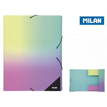 MILAN TECZKA A4 Z GUMKĄ SANSET 5110150SN