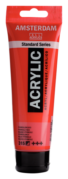FARBA AKRYL.AMSTERDAM 315 PYRROLE RED 120ML