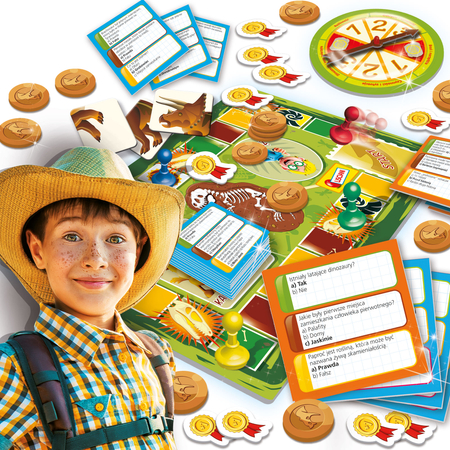 LISCIANI I'M A GENIUS Mały Geniusz Quiz - Dinozaury i Człowiek Pierwotny 54374