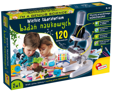 I'm a Genius Science Wielkie laboratorium badań naukowych 120 eksperymentów LISCIANI