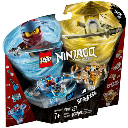 LEGO 70663 NINJAGO SPINJITZU NYA & WU (2019-2020)