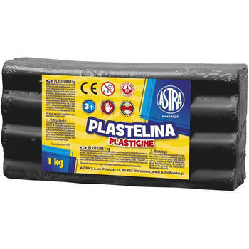 ASTRA PLASTELINA 1KG CZARNA