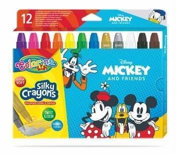 COLORINO KREDKI ŚWIECOWE ŻELOWE WYKRĘCANE W SZTYF. MICKEY 89946PTR