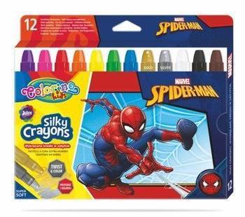 COLORINO KREDKI ŚWIECOWE ŻELOWE WYKRĘCANE W SZTYF. SPIDERMAN 91888PTR