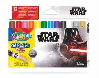 COLORINO PASTELE OLEJNE TRÓJKĄTNE 12KOL.STAR WARS 89564PTR