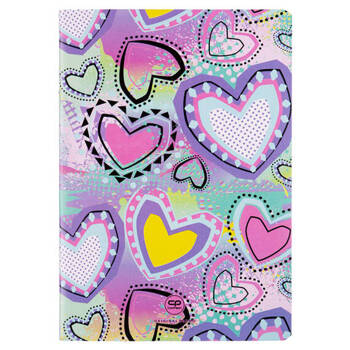 COOLPACK 24 ZESZYT A5 32K 3LINIA PASTEL HEART 71158