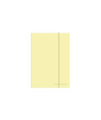 COOLPACK BRULION A5 Z GUMKĄ PASTEL POWDER  YELLOW 21054