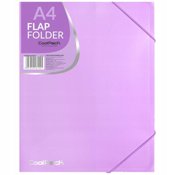 COOLPACK PASTEL TECZKA NA GUMKĘ A4 POWDER PURPLE 20866