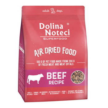 DOLINA NOTECI SUPERFOOD DANIE Z WOŁOWINY KARMA SUSZONA 1KG