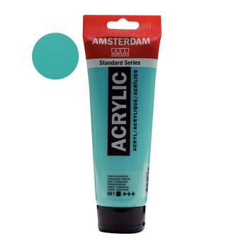 FARBA AKRYL.250ML 661 TURKUS GREEN AMSTERDAM