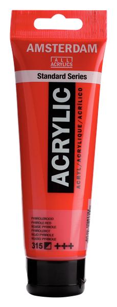 FARBA AKRYL.AMSTERDAM 315 PYRROLE RED 120ML