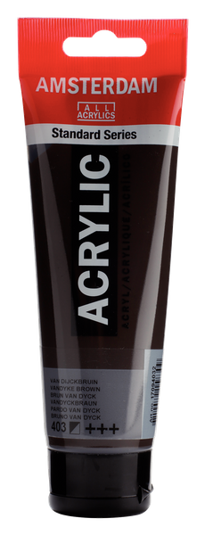 FARBA AKRYL.AMSTERDAM 403 VANDYKE BROWN 120ML