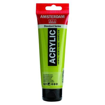 FARBA AKRYL.AMSTERDAM 621 OLIVE GREEN LT. 120ML