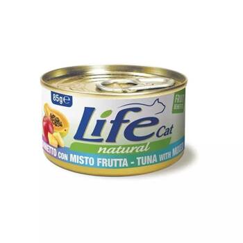 LIFE CAT PUSZ 85G TUŃCZYK+ MIX OWOCÓW