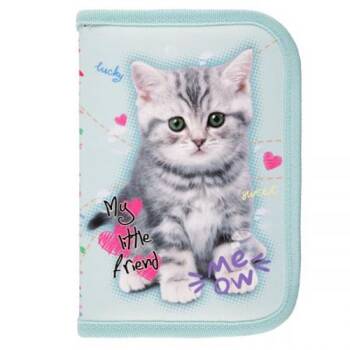 MAJ24 PIÓRNIK DWUKLAPOWY BEZ WYPOSAŻENIA MY LITTLE FRIEND MINT KITTY 668746