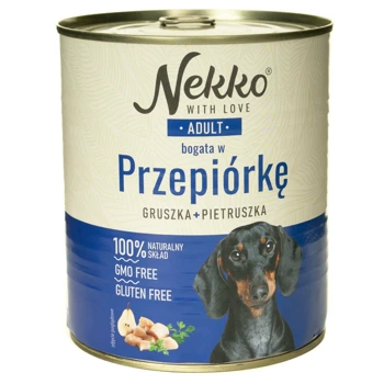 NEKKO ADULT 800G  PRZEPIÓRKA GRUSZKA PIETRUSZKA