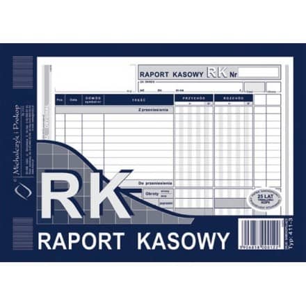 411-3 RK RAPORT KASOWY A5