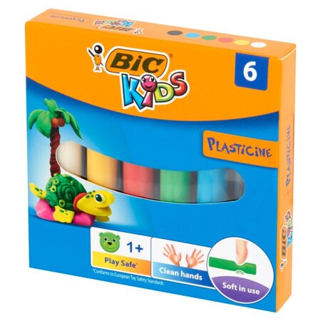 BIC PLASTELINA 6KOL