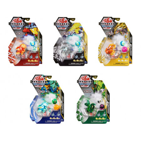 Bakugan Evolutions. Zestaw ekstra moc: kula + nanogans 6063394 Spin Master