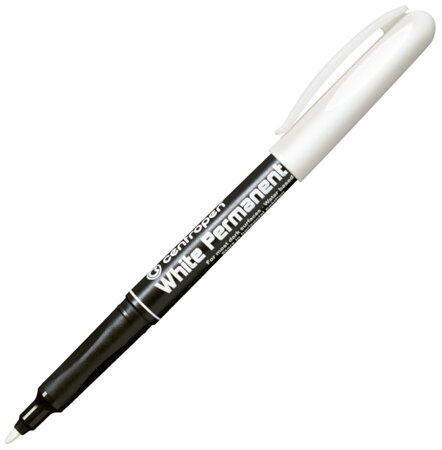 CENTROPEN MARKER CIENKI WHITE 2686 BIAŁY 634066