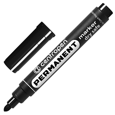 CENTROPEN MARKER PERMANENTNY DRY SAFE INK 8510 CZARNY 616659