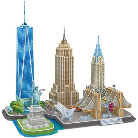 CUBIC FUN PUZZLE 3D CITY LINE NEW YORK CITY