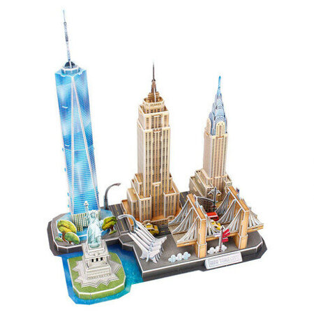 CUBIC FUN PUZZLE 3D CITY LINE NEW YORK CITY