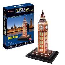 CUBIC FUN PUZZLE 3D ZEGAR BIG BEN 28EL