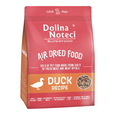 DOLINA NOTECI SUPERFOOD DANIE Z KACZKI KARMA SUSZONA 1KG