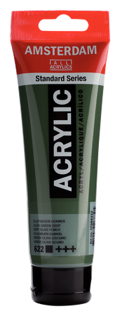 FARBA AKRYL.AMSTERDAM 622 OLIVE GREEN 120ML