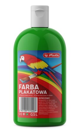 HERLITZ FARBA PLAKATOWA 500ML ZIELONA 9575820